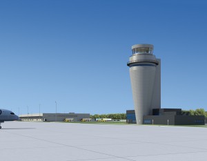 Najwyższa  w Polsce wieża kontroli lotów gotowa