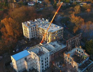 [Poznań] Postępy na budowie Młyna nad Cybiną