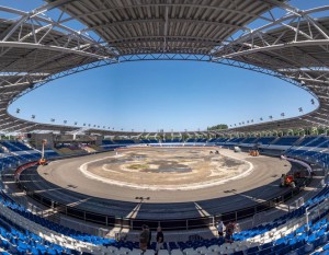 [Łódź] Stadion Orła Łódź na ostatniej prostej