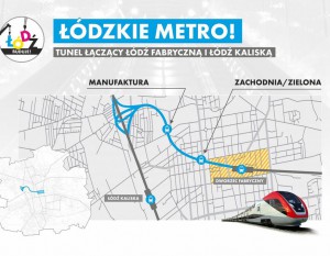 [Łódź] Ponad 1,5 miliarda zł dofinansowania na budowę „metra”