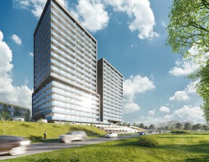 [Poznań] Atal Warta Towers już powyżej gruntu {Nowe wizualizacje}