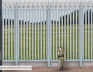 [Podlaskie] Budimex zakończył stawianie bariery na granicy z Białorusią