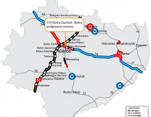 [Kielce] Intercor ma umowę na zaprojektowanie i budowę odcinka S74