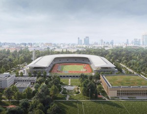 [Warszawa] Stołeczne pracownie z najlepszym pomysłem na renowację sportowego kompleksu Skry