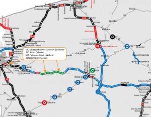 [Szczecin] Rozpoczęły się procedury przetargowe na pierwsze trzy odcinki drogi S10