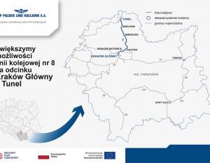 [Małopolskie] Modernizacja linii kolejowej Kraków Główny - Tunel