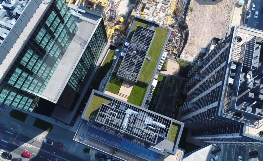 [Warszawa] Mennica Residence z lotu ptaka