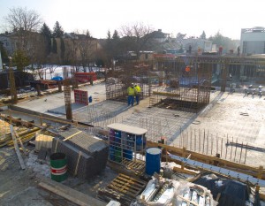 Trwa budowa Klonowego Zakątka