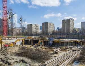 Postępy na budowie Mennica Legacy Tower