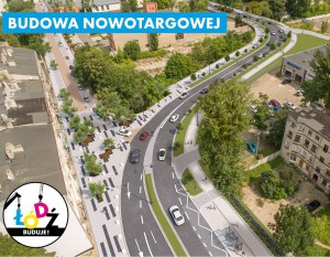 [Łódź] Nowotargowa będzie węższa i bardziej zielona