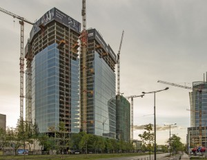 [Warszawa] The Warsaw HUB. Druga wieża z wiechą