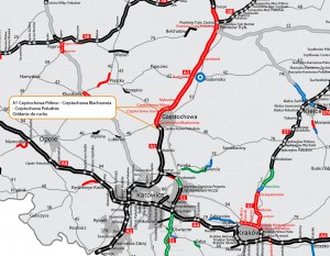 [Częstochowa] Rozpoczęło się doposażanie autostradowej obwodnicy miasta