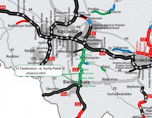 [Śląskie] Mirbud najtańszy w przetargu na fragment S1