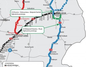 [Podlaskie] Jeden kontrakt na etap S19, dziewięciu chętnych do realizacji