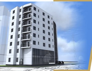 [Rzeszów] Trwa budowa nowego mikroapartamentowca