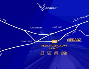 [Łódzkie] W Sieradzu powstanie węzeł przesiadkowy CPK
