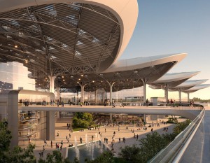 [Mazowieckie] Atrium pod dachem ma być centralnym elementem terminala pasażerskiego CPK