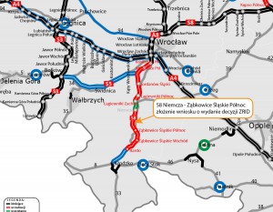 [Dolnośląskie] Postęp prac nad realizacją drogi ekspresowej S8 na południe od Wrocławia