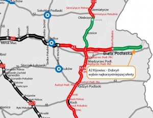 [Lubelskie] Nowy odcinek autostrady A2 z wybranym wykonawcą
