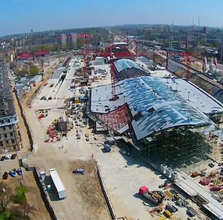 Budowa Nowego Dworca Łódź Fabryczna