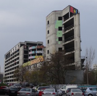 Rozbiórka wielopoziomowego parkingu we Wrocławiu