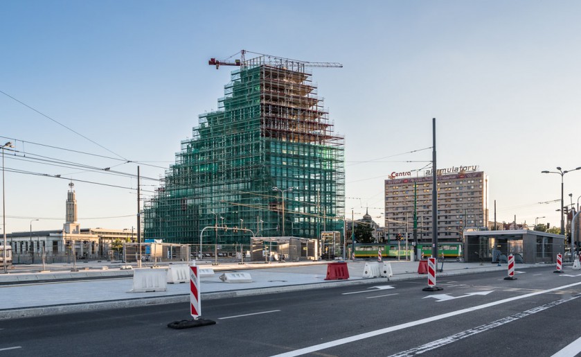 Poznań z dachu biurowca Bałtyk