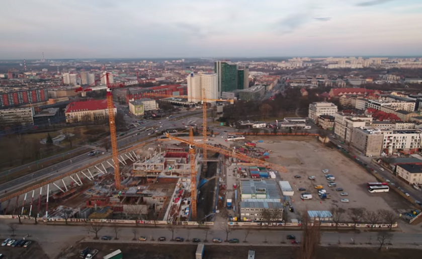 [Poznań] Nowy Rynek z lotu ptaka